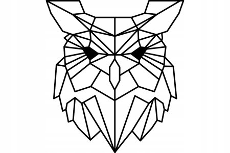 Геометрические животные Сова