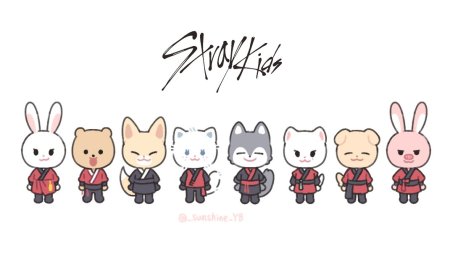 Персонажи Stray Kids мультяшные