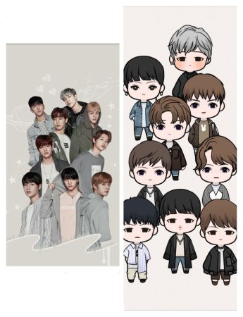 Арт BTS&Stray Kids