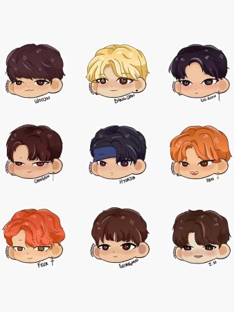 Stray Kids наклейки
