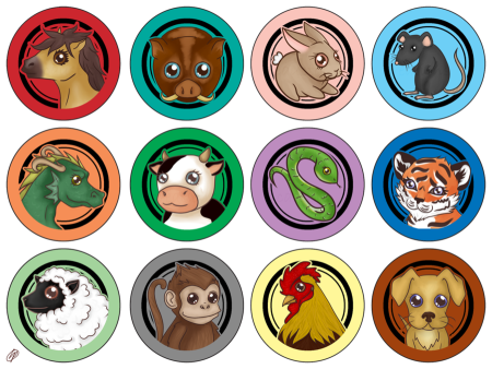 12 Животных китайского гороскопа