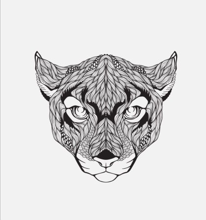 Тату Пума эскизы