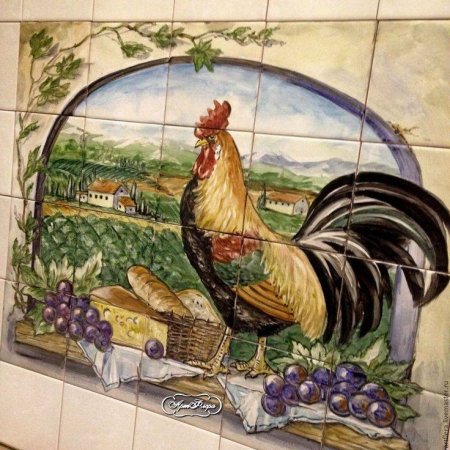 Панно из керамической плитки