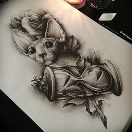 Сфинкс тату випшейдинг