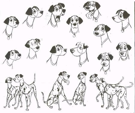101 Далматинец model Sheet