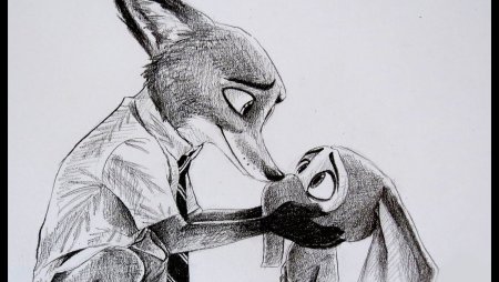 Рисование Джуди Хоппс