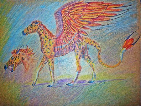 Рисование на тему фантастические животные