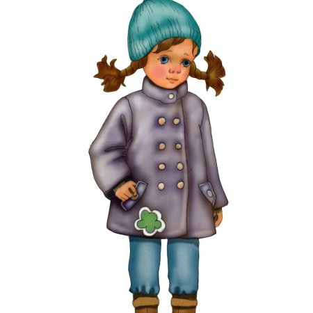 Пальто раскраска