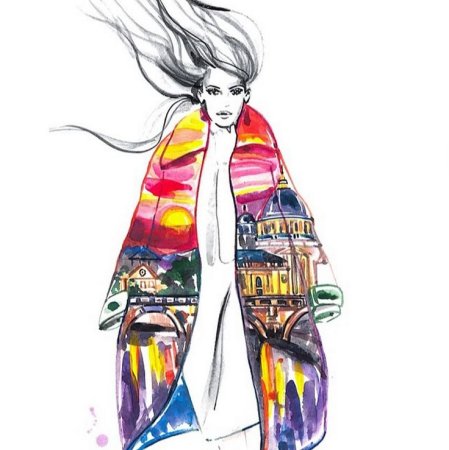 Нарисовать аниме в верхней одежде