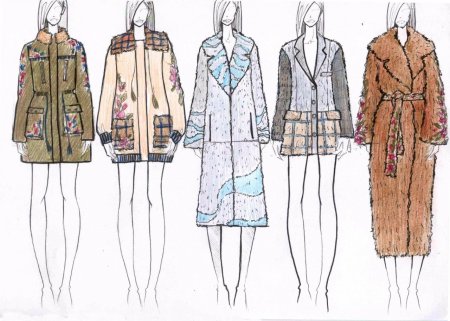 Воротник плаща референс