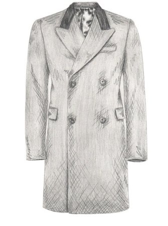 Пальто эскиз