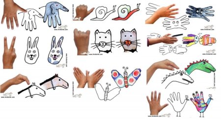 Рисование по ладошке