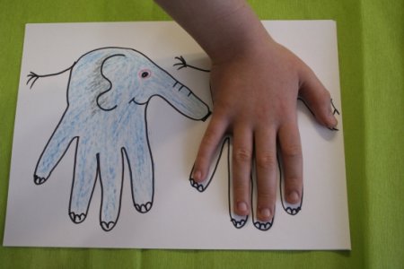 Рисуем с помощью ладони