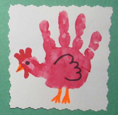 Рисование с помощью ладони