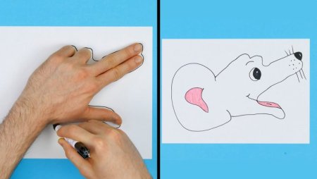 Рисуем с помощью ладони