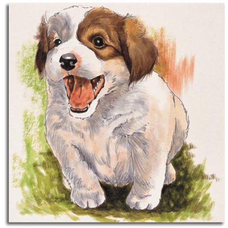 Собака иллюстрация