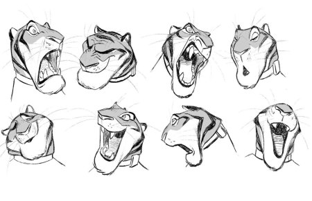 Рисунки мультяшных животных