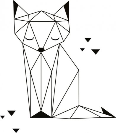 Животные из геометрических фигур