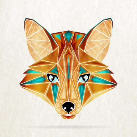 Лиса треугольниками