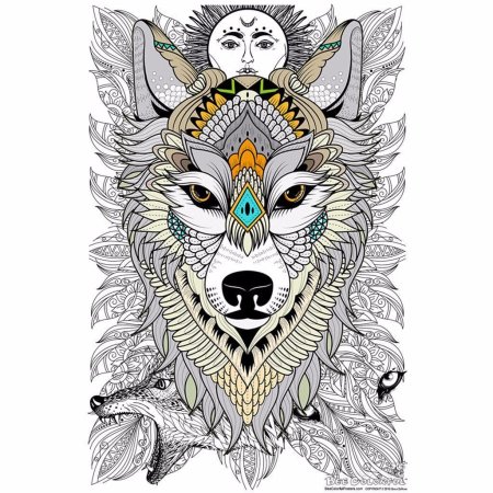 Тотем волк тату эскизы