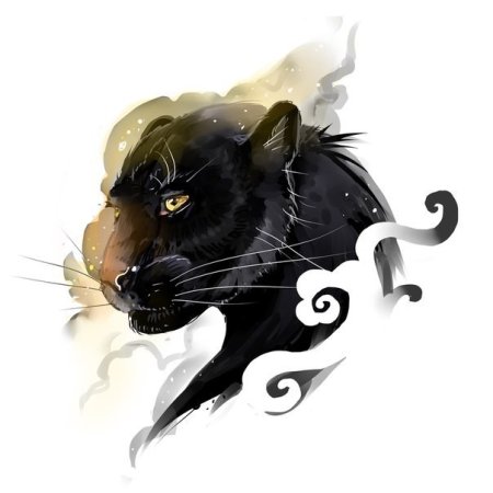 Тату тотемное животное пантера