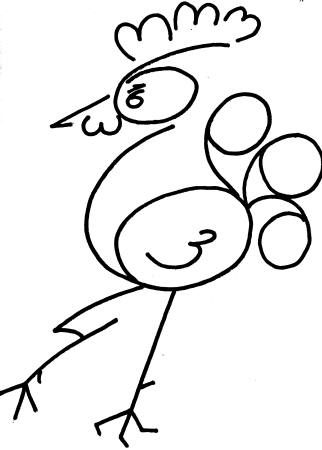 Рисунки из цифр