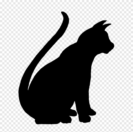 Силуэт кошки