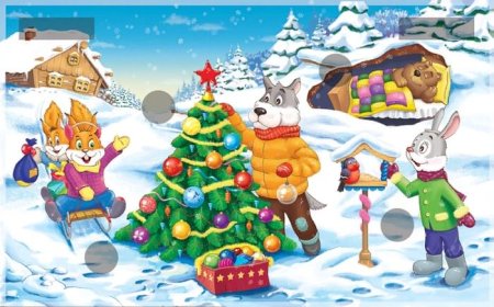 Хоровод зверей в лесу