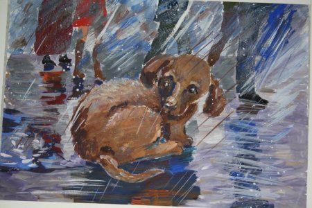 Спасение животных живопись