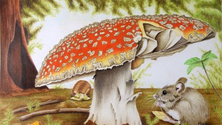 Мухомор и животные