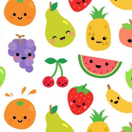 Милые фрукты с глазками