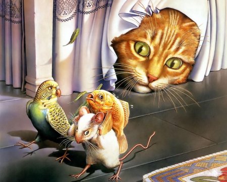 Прикольные картины с животными