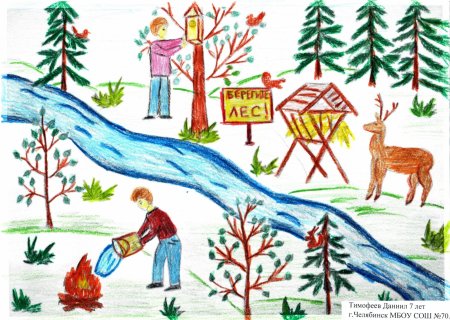 Человек и природа рисунок