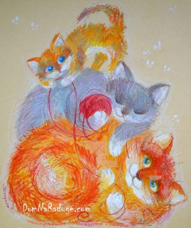 Рисование пастелью для детей