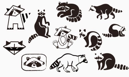 Стилизованные изображения животных