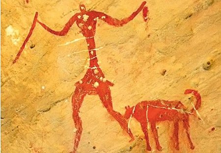 Древние наскальные рисунки древних людей
