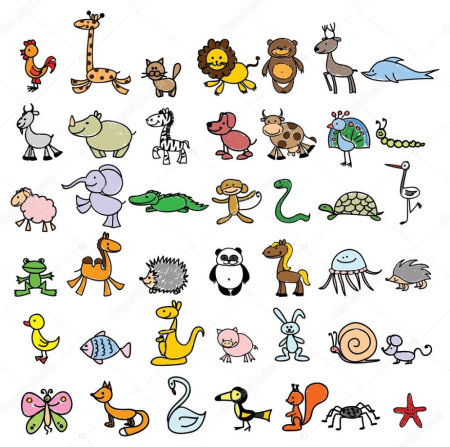 Животные стоковые рисунки