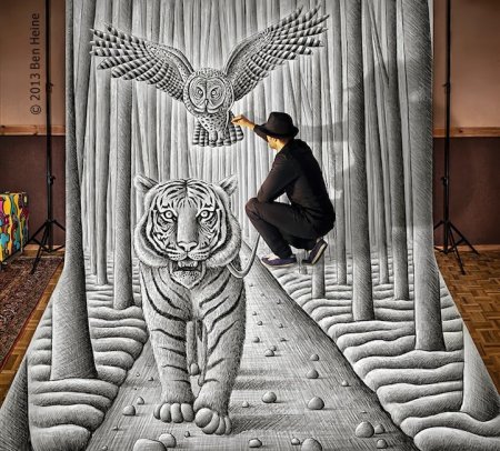 Бельгийский художник Бен Гейне