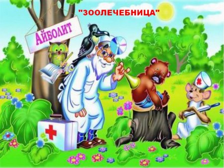 Герои сказки Чуковского доктор Айболит