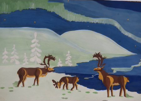 Север рисунок