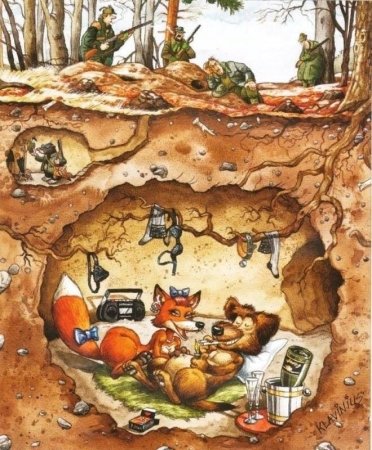 Зверюшки в норках