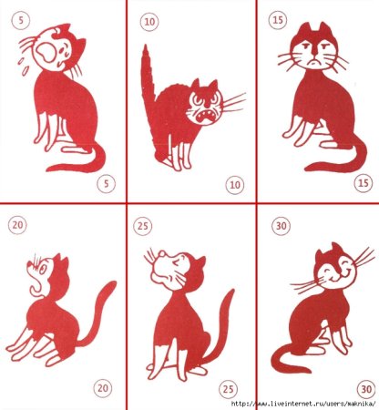 Мордашки животных вектор