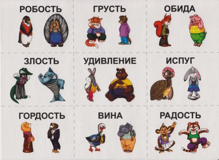 Эмоции животных в рисунках