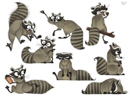 Прикольные мультяшные животные