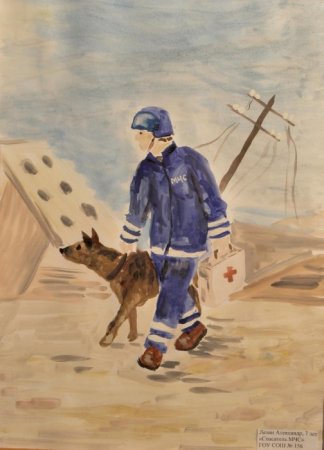 Рисование на тему героические профессии