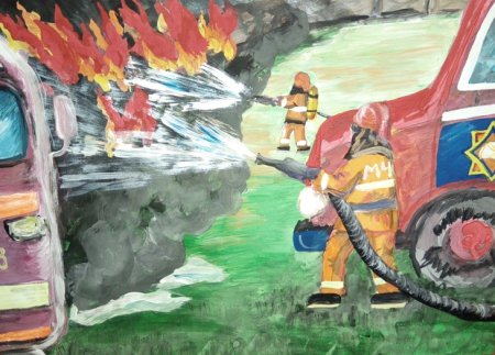 Рисунок на тему спасатели