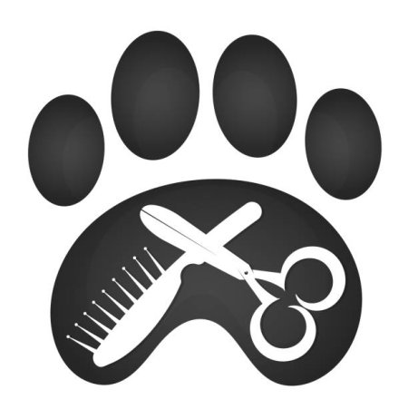 Парикмахерская для собак логотип