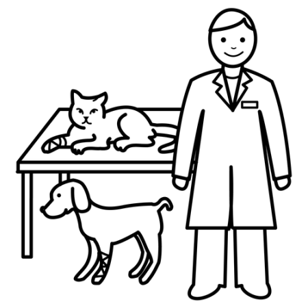 Ветеринар рисунок