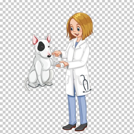 Ветеринар без фона