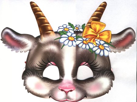 Маска мамы козы